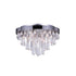 CWI Lighting Vast 8 Light Flush Mount With Chrome Finish Model: 5078C20C