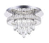 CWI Lighting Veil LED Flush Mount With Chrome Finish Model: 5613C20ST-R