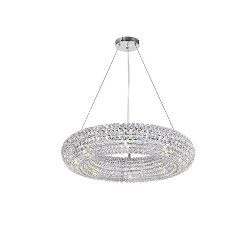CWI Lighting Veronique 8 Light Chandelier With Chrome Finish Model: 1057P24-8-601