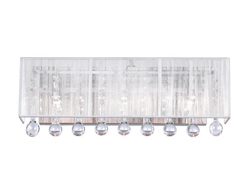 CWI Lighting Water Drop 3 Light Vanity Light With Chrome Finish Model: 5005W18C-RC (W)