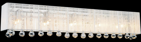 CWI Lighting Water Drop 5 Light Vanity Light With Chrome Finish Model: 5005W32C-RC (W)