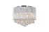 CWI Lighting Water Drop 6 Light Drum Shade Flush Mount With Chrome Model: 5006C14C-R (S)