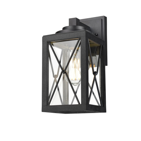 DVI Lighting County Fair Small Sconce Model: DVP43371BK+IW-CL