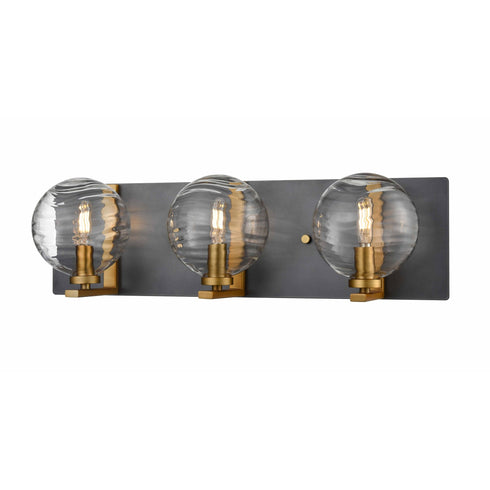 DVI Lighting Tropea 3 Light Vanity Model: DVP40443BR+GR-RPG
