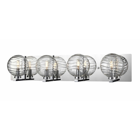 DVI Lighting Tropea 4 Light Vanity Model: DVP40444BR+GR-RPG