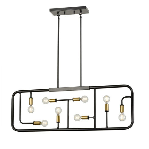 DVI Lighting 8 Light Linear In Multiple Finishes And Model: DVP42502MF+GR
