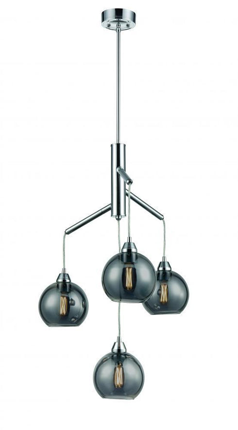 DVI Lighting Andromeda 4 Light Chandelier Model: DVP34724CH-CL