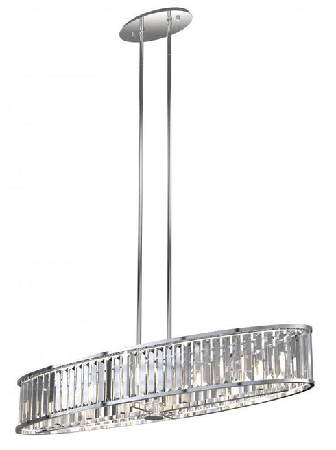 DVI Lighting Vimy Ridge 7 Inch Pendant Model: DVP25702CH-CRY