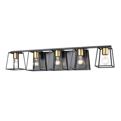 DVI Lighting Cape Breton 5 Light Vanity Model: DVP29055MF+EB