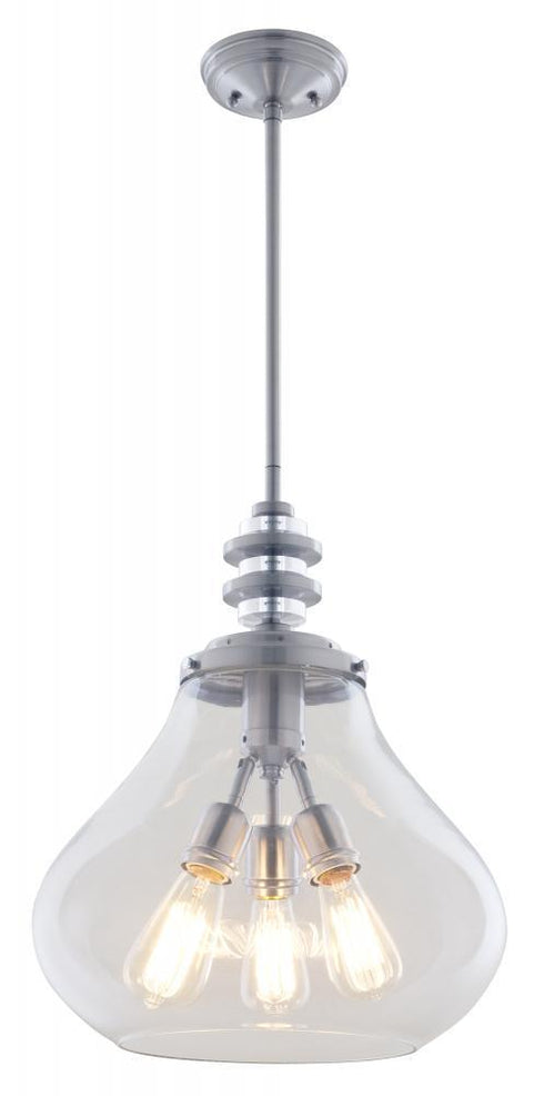 DVI Lighting Coronado/el Dorado Coronad El Dorado 15.75 Inch Pendant Model: DVP14620CH-CL