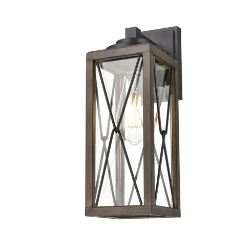DVI Lighting County Fair Large Sconce Model: DVP43372BK+IW-CL