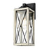 DVI Lighting County Fair Large Sconce Model: DVP43372BK+IW-CL
