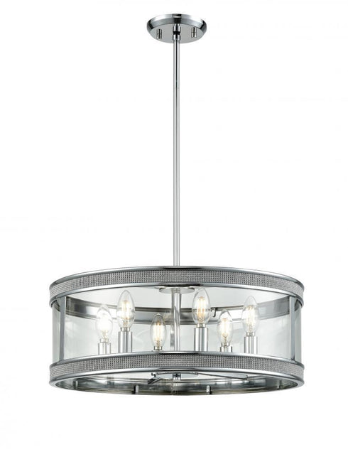DVI Lighting Diadem 8.5 Inch Pendant Model: DVP31208CH-CL