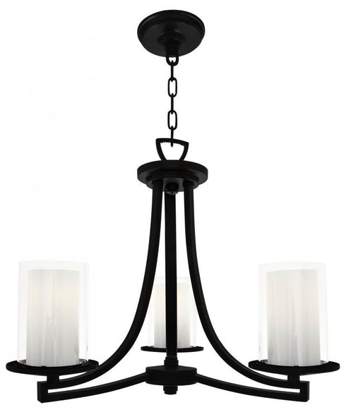 DVI Lighting Essex 3 Light Semi Flush Mount Model: DVP9023BN-OP
