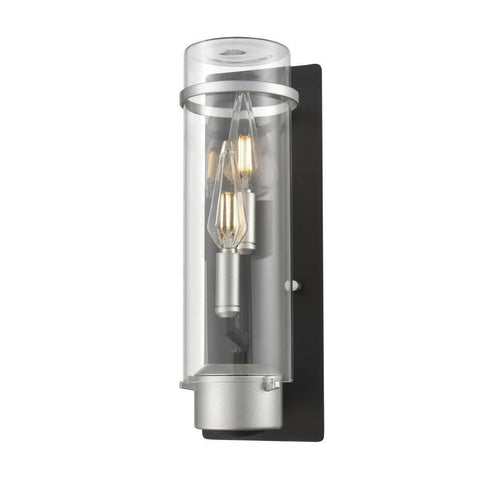 DVI Lighting Exeter Outdoor Sconce Model: DVP9263SS+BK-CL
