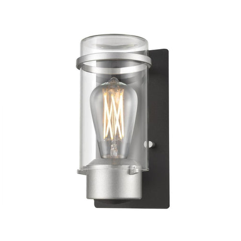 DVI Lighting Exeter Outdoor Sconce Model: DVP9262SS+BK-CL