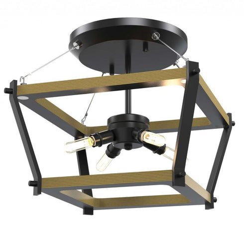 DVI Lighting Lombard Street 12 Inch Semi Flush Mount Model: DVP21111GR