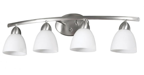 DVI Lighting Longbow 8 Inch Four Light Vanity Model: DVP2044CH-OP