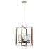 DVI Lighting Okanagan 21.25 Inch 4 Light Foyer Model: DVP38648GR+IW-CL