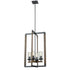 DVI Lighting Okanagan 29 Inch 4 Light Foyer Model: DVP38649GR+IW-CL