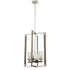 DVI Lighting Okanagan 29 Inch 4 Light Foyer Model: DVP38649GR+IW-CL