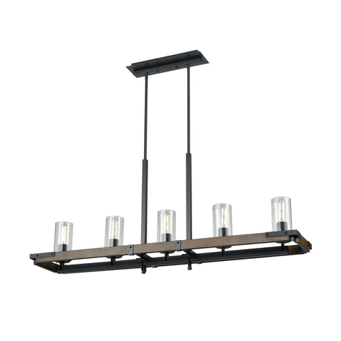 DVI Lighting Okanagan 5 Light Linear Model: DVP38602GR+IW-CL