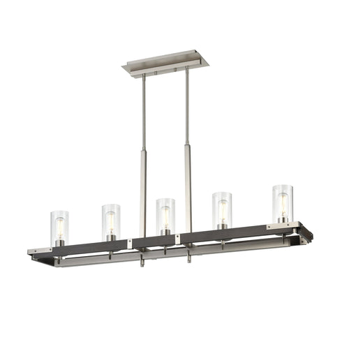 DVI Lighting Okanagan 5 Light Linear Model: DVP38602GR+IW-CL