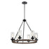DVI Lighting Okanagan 6 Light Chandelier Model: DVP38626GR+IW-CL