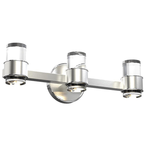 DVI Lighting Osprey 5.75 Inch Vanity Model: DVP16243BN/CH-CL