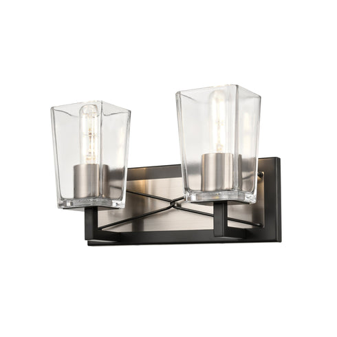 DVI Lighting Riverdale 2 Light Vanity Model: DVP46922SN+GR-CL