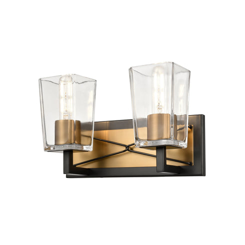 DVI Lighting Riverdale 2 Light Vanity Model: DVP46922SN+GR-CL