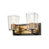 DVI Lighting Riverdale 2 Light Vanity Model: DVP46922SN+GR-CL