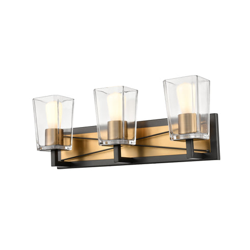 DVI Lighting Riverdale 3 Light Vanity Model: DVP46943BR+GR-CL