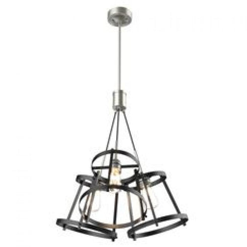 DVI Lighting Gentry 27 Inch Cluster Pendant Model: DVP29423SN/GR