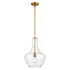DVI Lighting St. Julian 12 Inch Pendant Model: DVP25810BR-CL