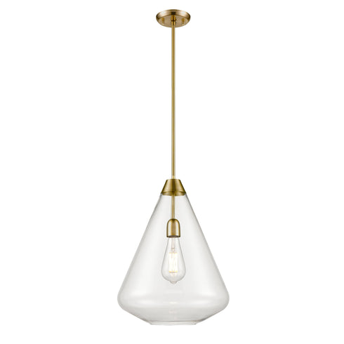 DVI Lighting St. Julian 14 Inch Pendant Model: DVP25805BR-CL