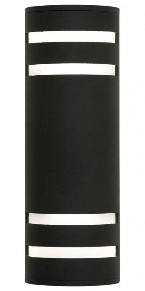 DVI Lighting Summerside 10.25 Inch Cylindrical Sconce Model: DVP115057BK