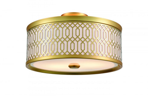 DVI Lighting Tortona 2 Light Semi Flush Mount Model: DVP33911VBR-SW