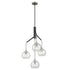 DVI Lighting Tropea 4 Light Pendant Model: DVP40424BR+GR-RPG
