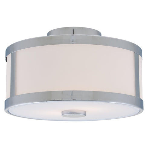 DVI Lighting Uptown 7.5 Inch Semi Flush Mount Model: DVP1113ORB-OP