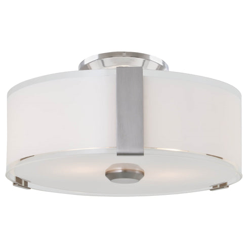 DVI Lighting Zurich 3 Light Flush Mount Model: DVP14532CH-SSOP