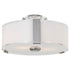 DVI Lighting Zurich 3 Light Flush Mount Model: DVP14532CH-SSOP