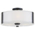 DVI Lighting Zurich 3 Light Flush Mount Model: DVP14532CH-SSOP