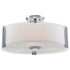DVI Lighting Zurich 3 Light Semi Flush Mount Model: DVP14512CH-SSOP