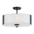 DVI Lighting Zurich Small 3 Light Semi Flush Mount Model: DVP14511CH-SSOP