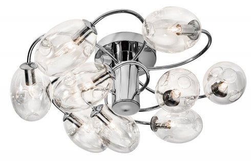 Elan 83258 Menicus 9 Light Semi-flush