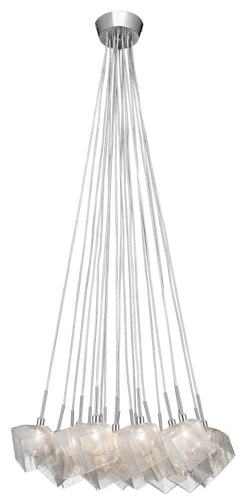 Elan 83269 Icekubez Halogen 20-light Mini Pendant Cluster 44" Height