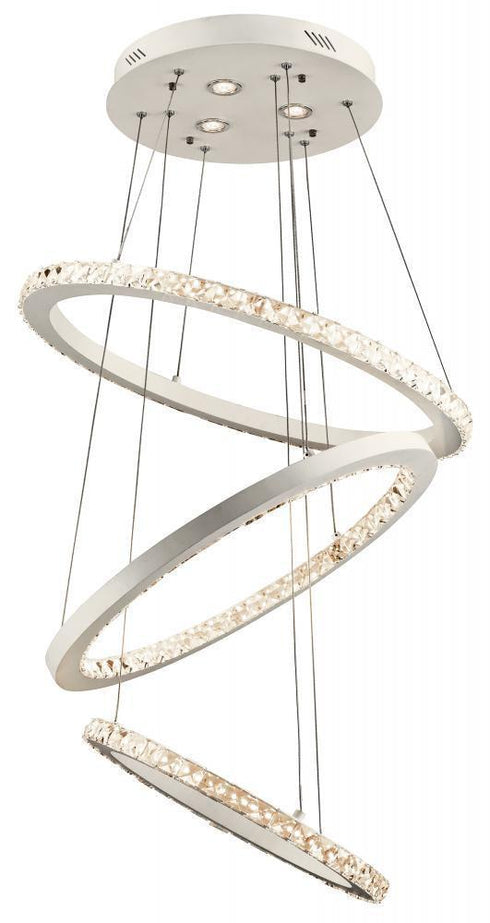 Elan Allos„¢ Cool White LED 3 Ring (light) Pendant Model: 83406