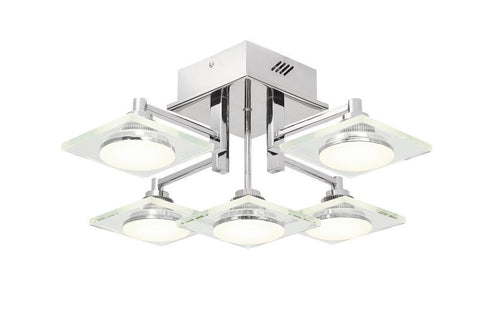 Elan Firosi‚Ñ¢ 5-light Semi-flush Model: 83528