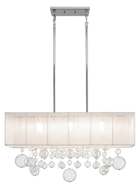 Elan Imbuia„¢ Linear Chandelier 6 Light Model: 83236